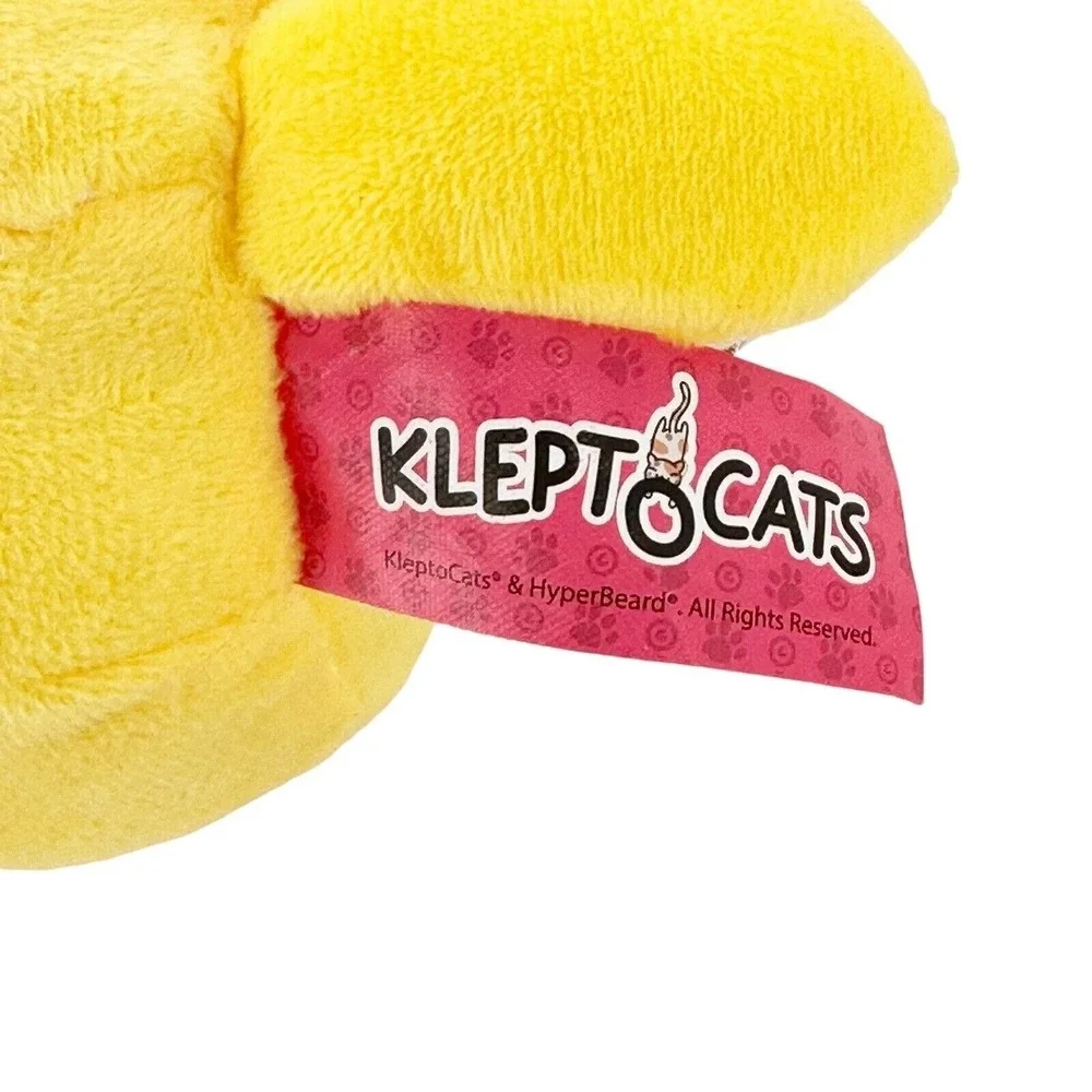 KleptoCats Plush Lucky‎ Cat Yellow Stuffed Toy 8